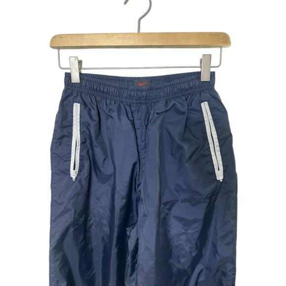 Vintage Nike Windbreaker Jacket & Pants Tracksuit Windsuit White Blue M 8/10 - Picture 9 of 13